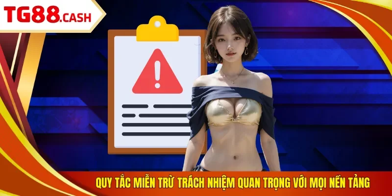 Quy tắc miễn trừ trách nhiệm quan trọng với mọi nền tảng